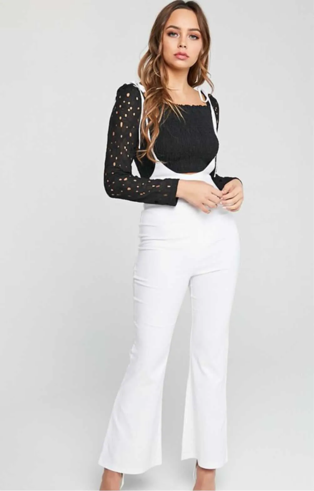 Summer Time Flare Overalls
