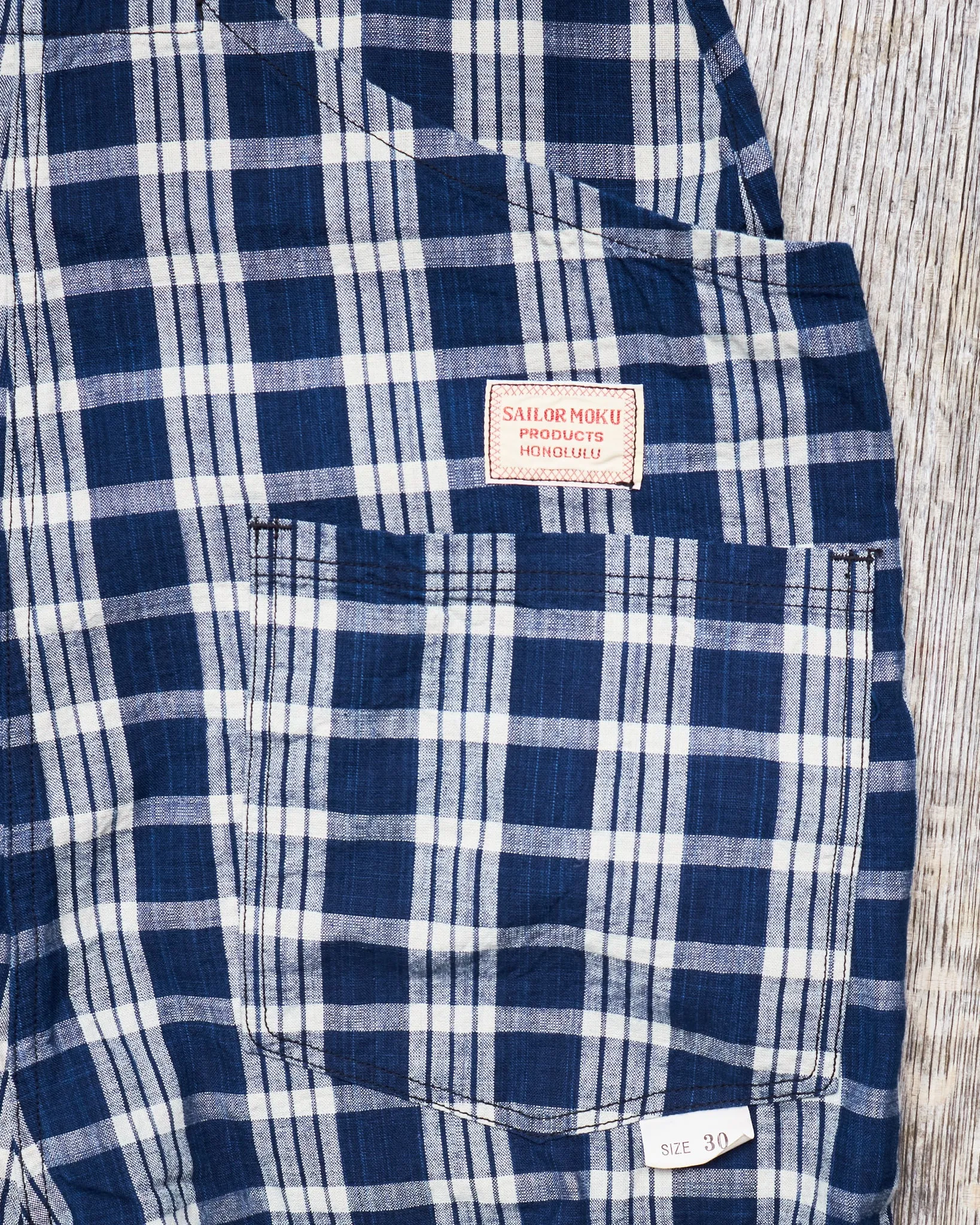 Sun Surf Sailor Moku Products Palaka Check Overalls SS42368
