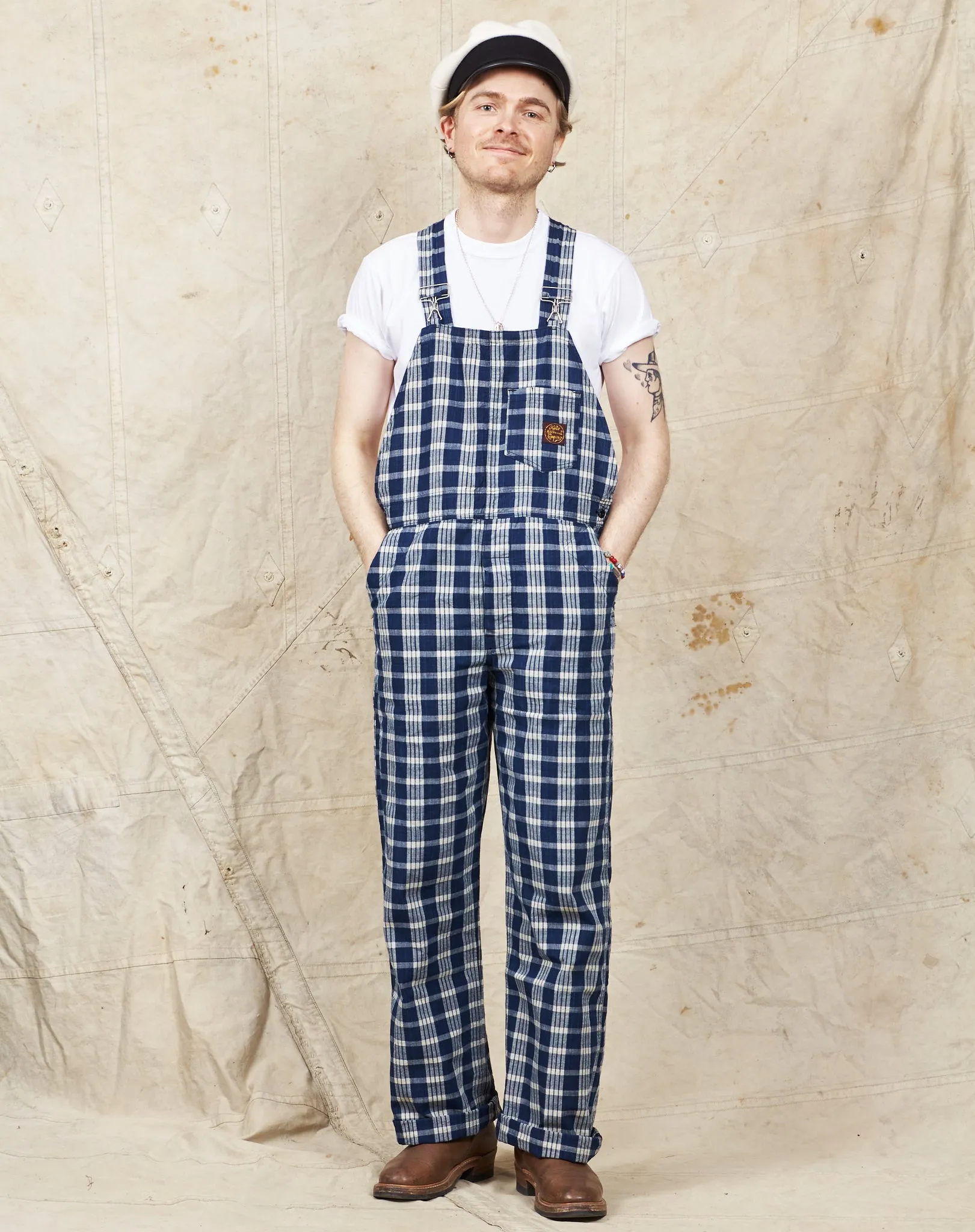Sun Surf Sailor Moku Products Palaka Check Overalls SS42368