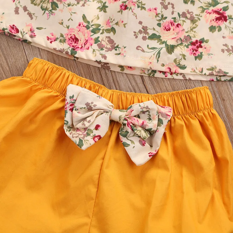 Sweet Darling Floral Top Shorts