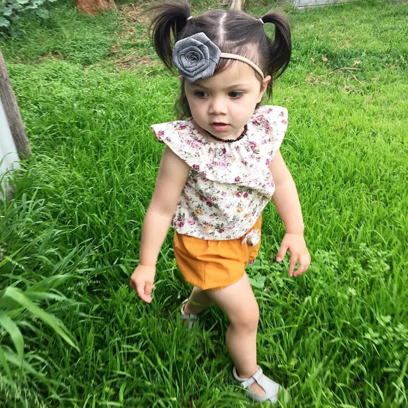 Sweet Darling Floral Top Shorts