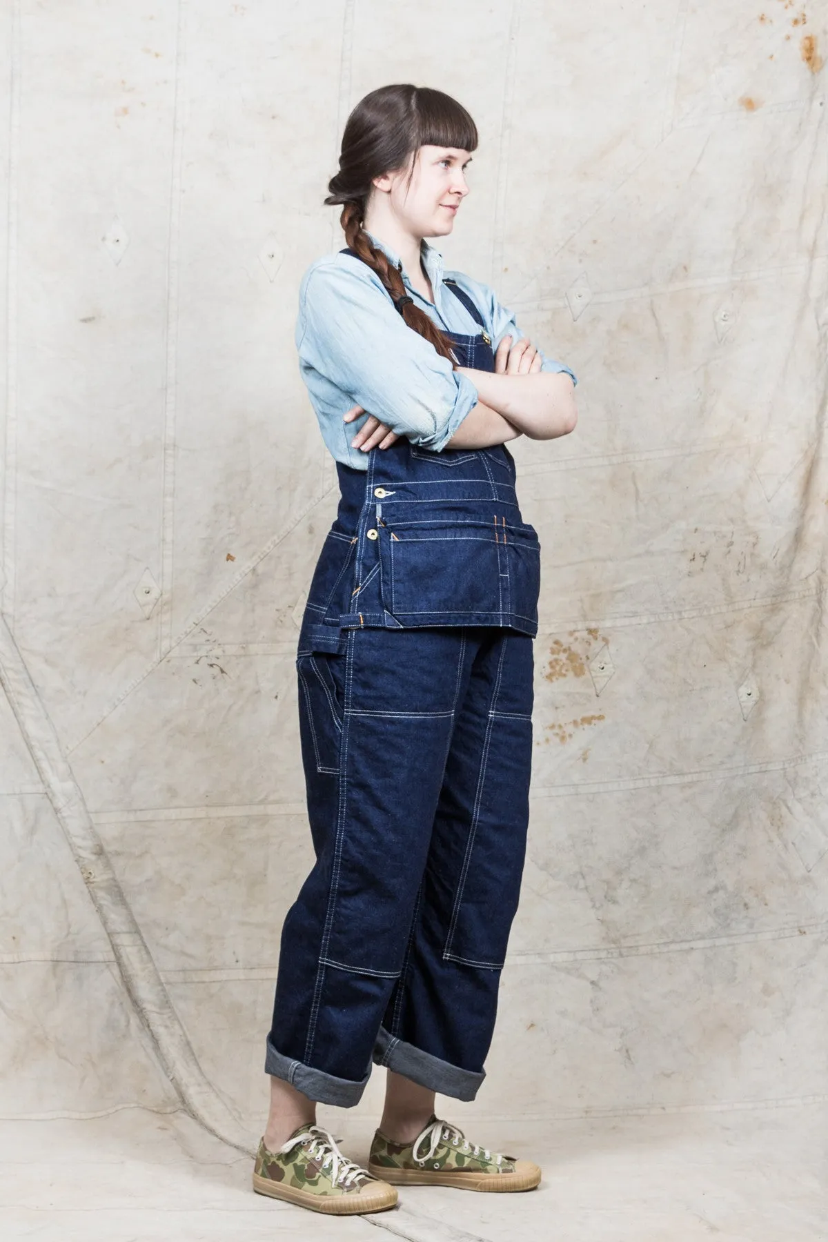 TCB Handyman Overall Indigo