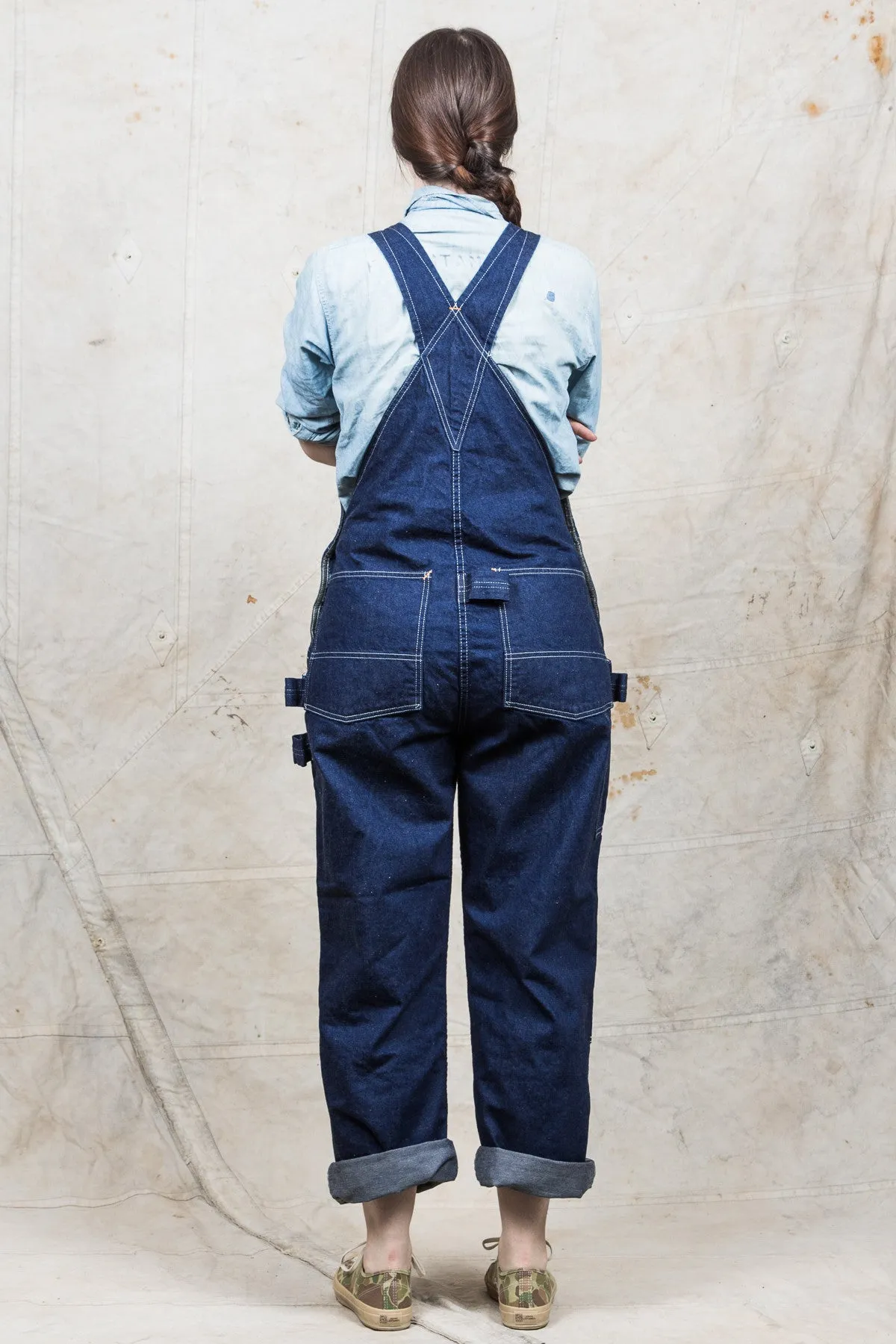 TCB Handyman Overall Indigo
