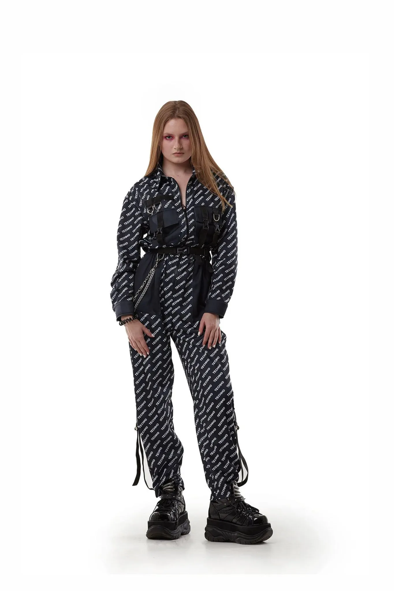 Techno cargo overalls
