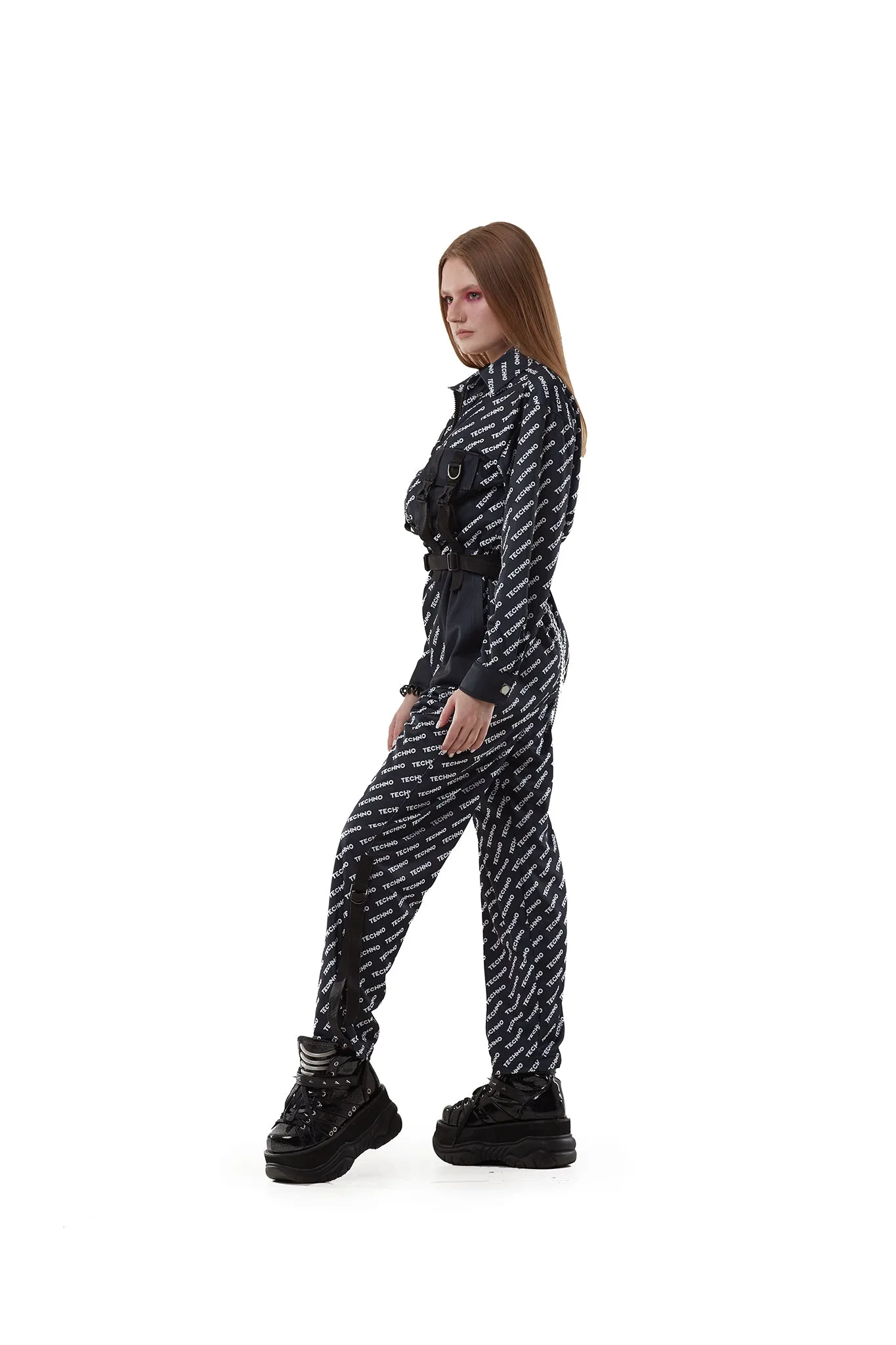 Techno cargo overalls