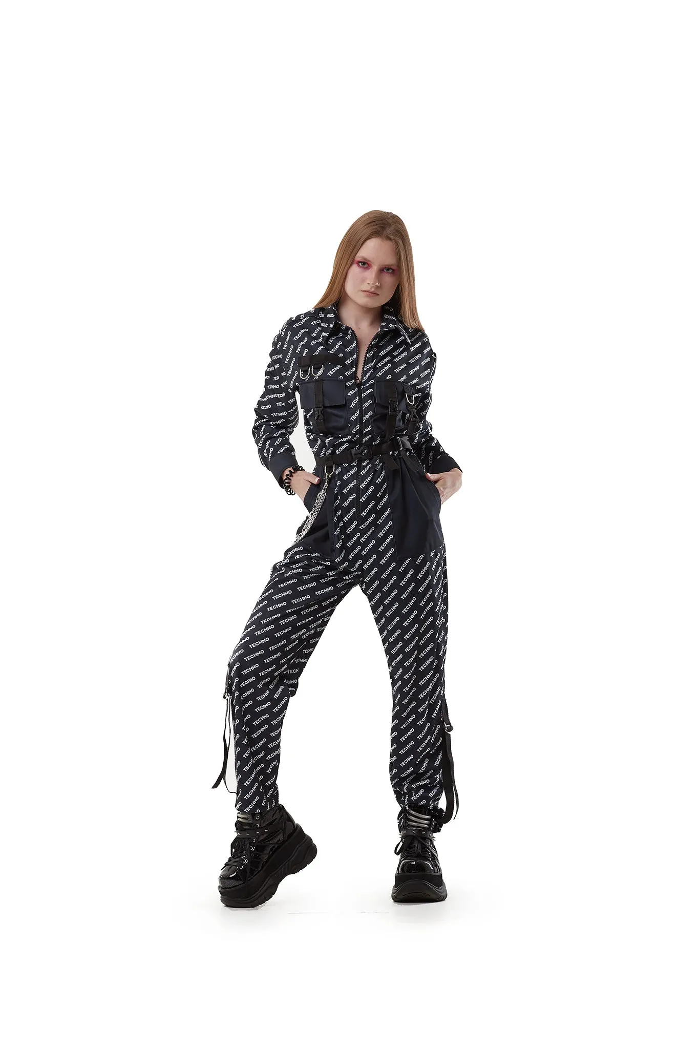Techno cargo overalls