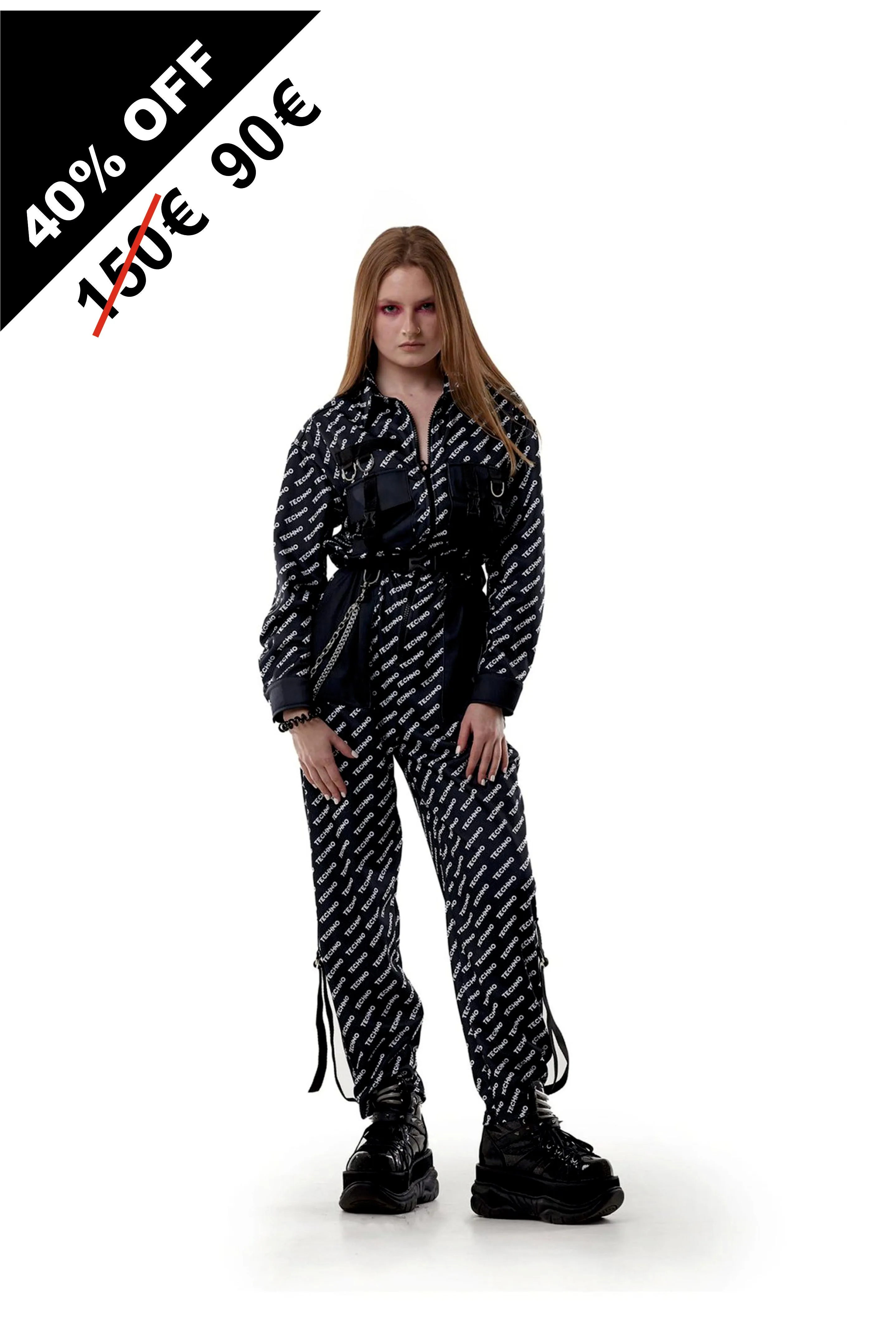 Techno cargo overalls