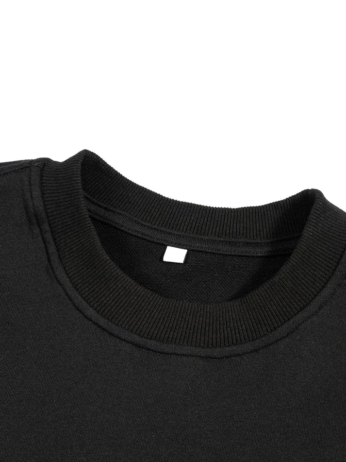 The Bear Brotherhood Graphic Gay Pride Vintage Style on Front of Black French Terry Boxy Tank Top