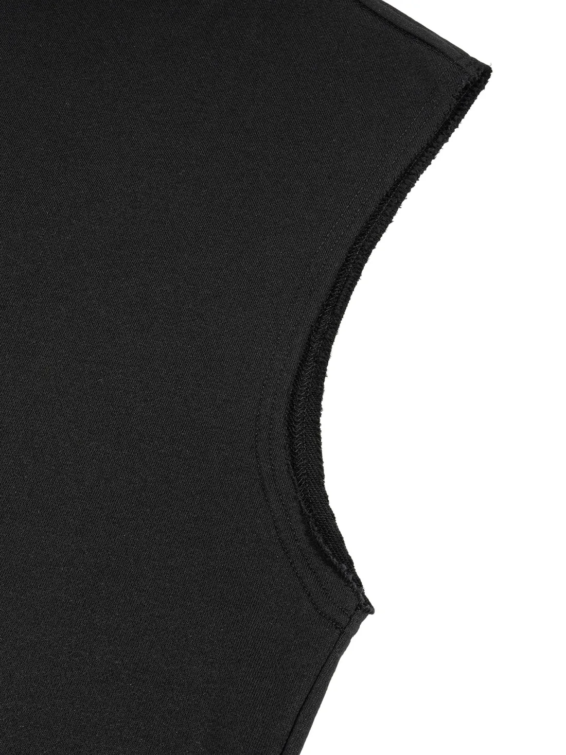 The Bear Brotherhood Graphic Gay Pride Vintage Style on Front of Black French Terry Boxy Tank Top