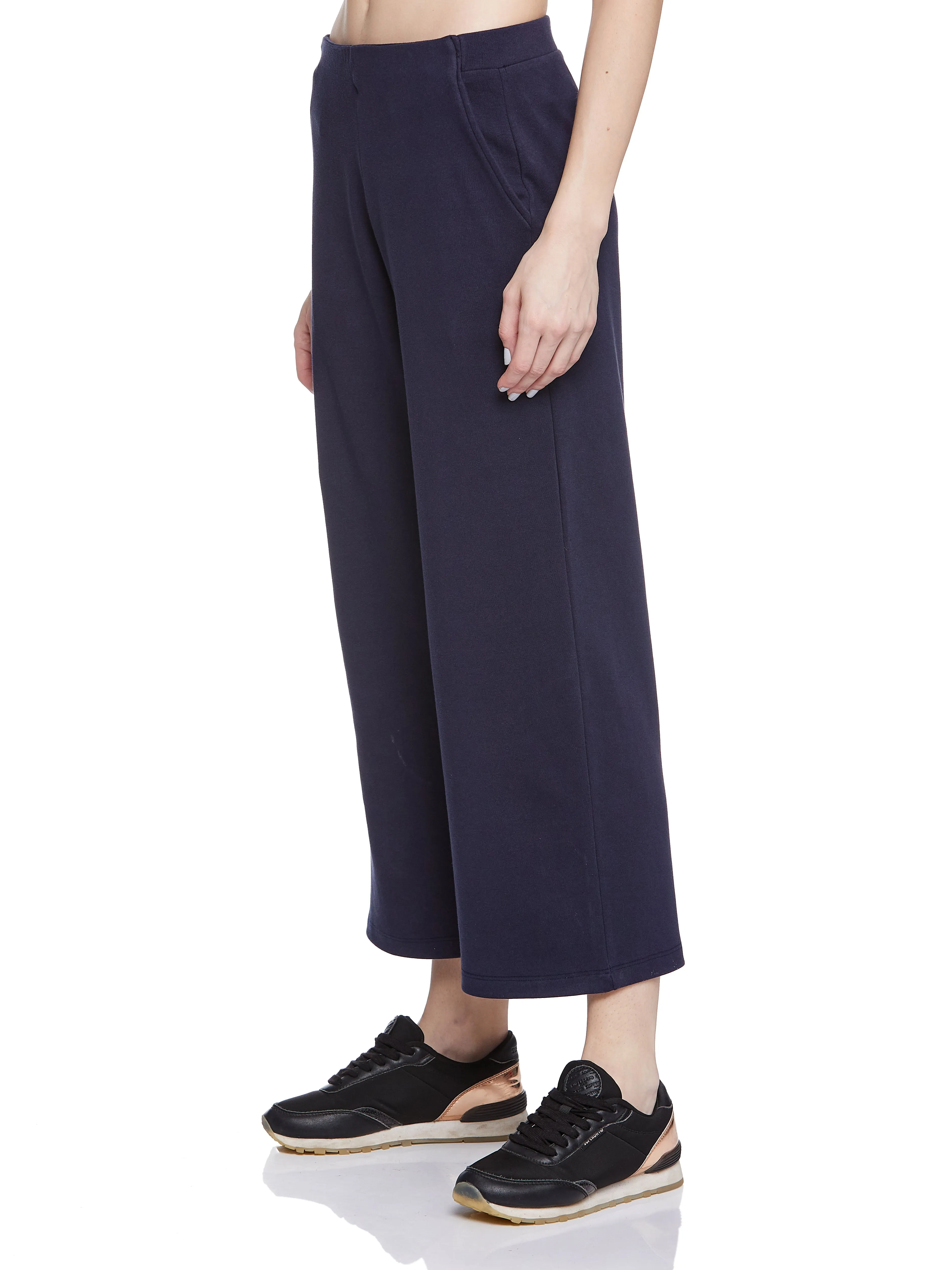 TOP STITCHED JERSY CULOTTES