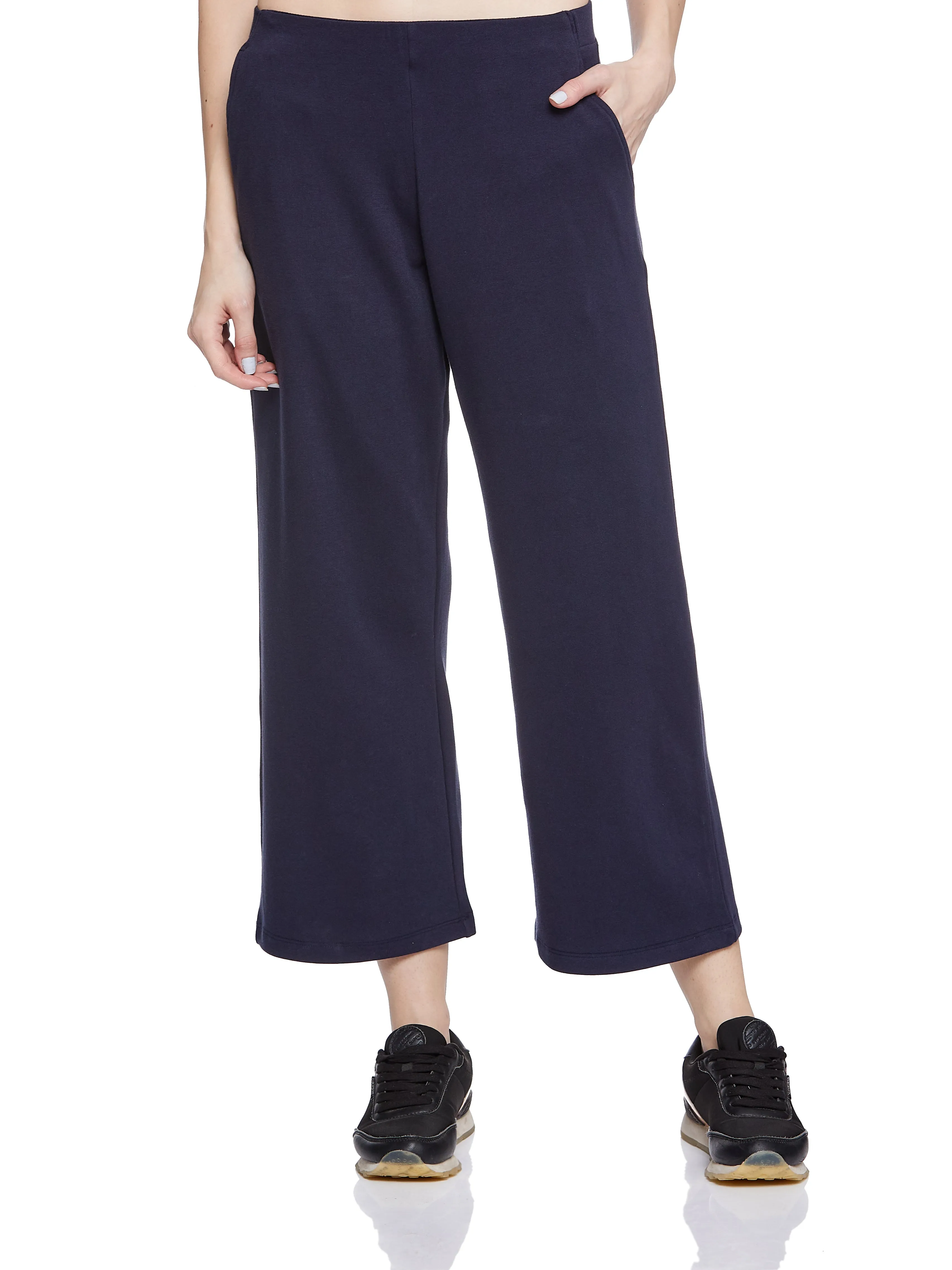 TOP STITCHED JERSY CULOTTES