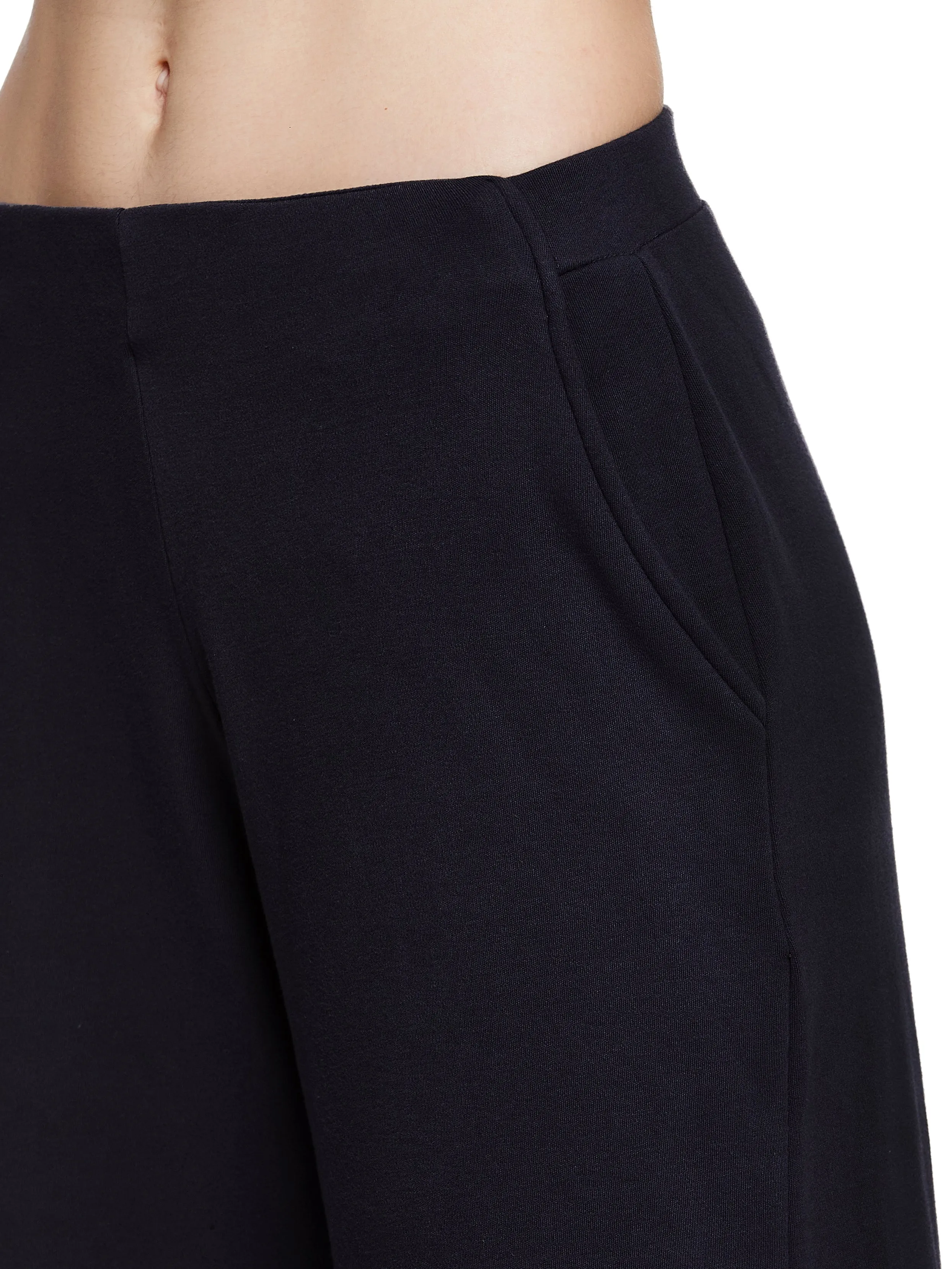 TOP STITCHED JERSY CULOTTES