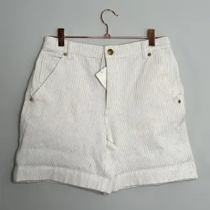 Tory Burch NWT Stripped Linen shorts Size 2