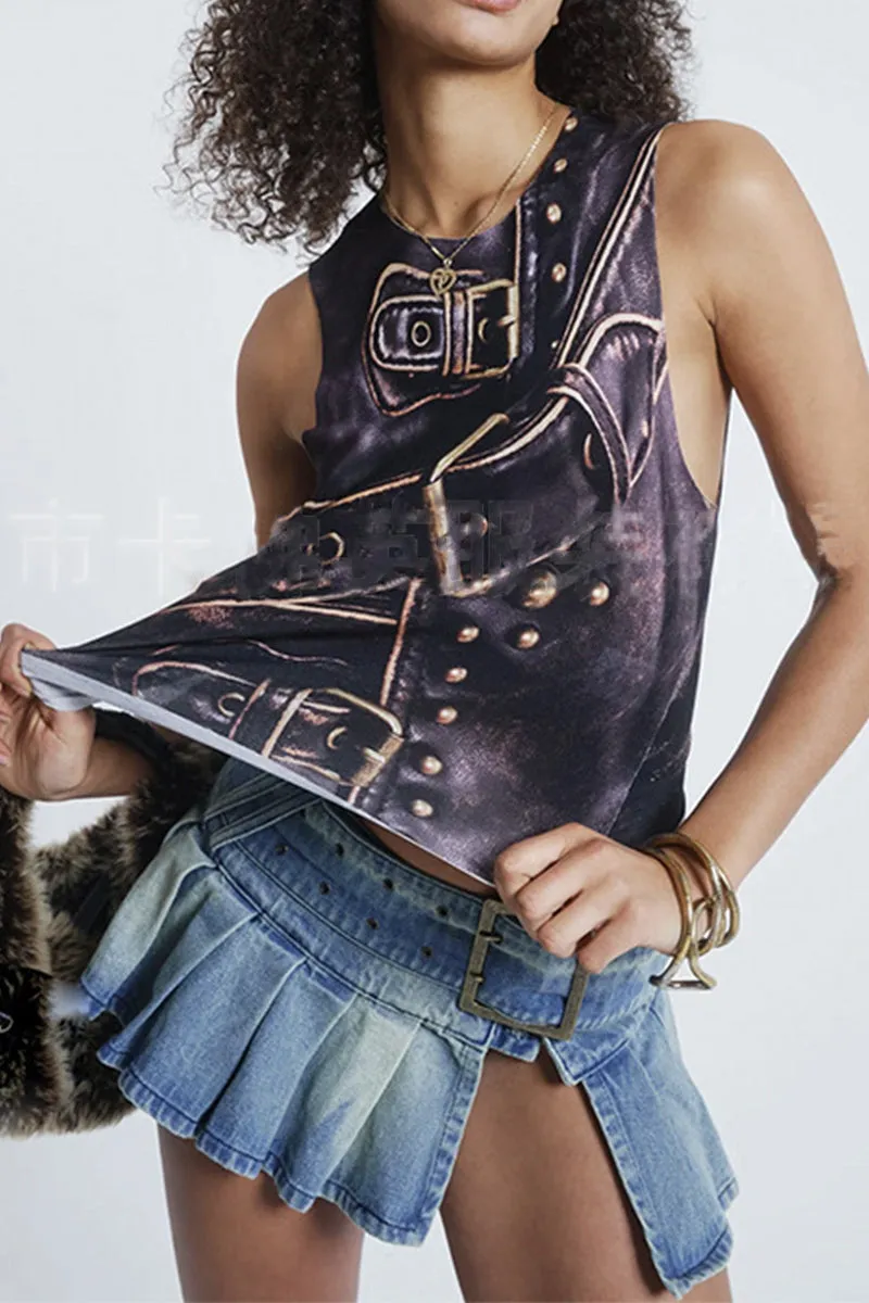 TT3298 Graphic Tank Top