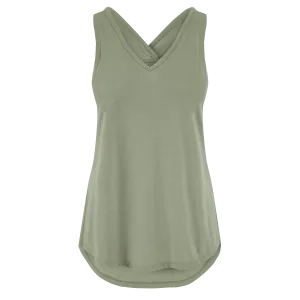 Varuna V-Neck Tank Top - Thyme