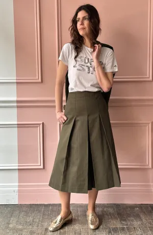 Veronique Leroy - Pleated Culottes in Wood