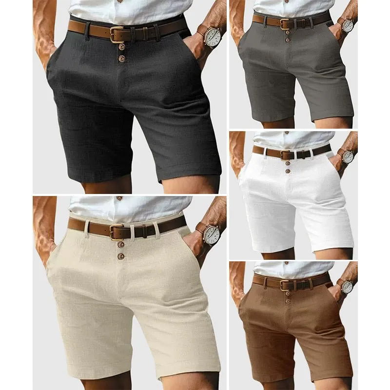 Victor Lévêque Riviera Linen Shorts