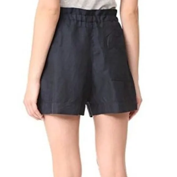 VINCE Drawstring Utility Shorts in Coastal Blue Size Small