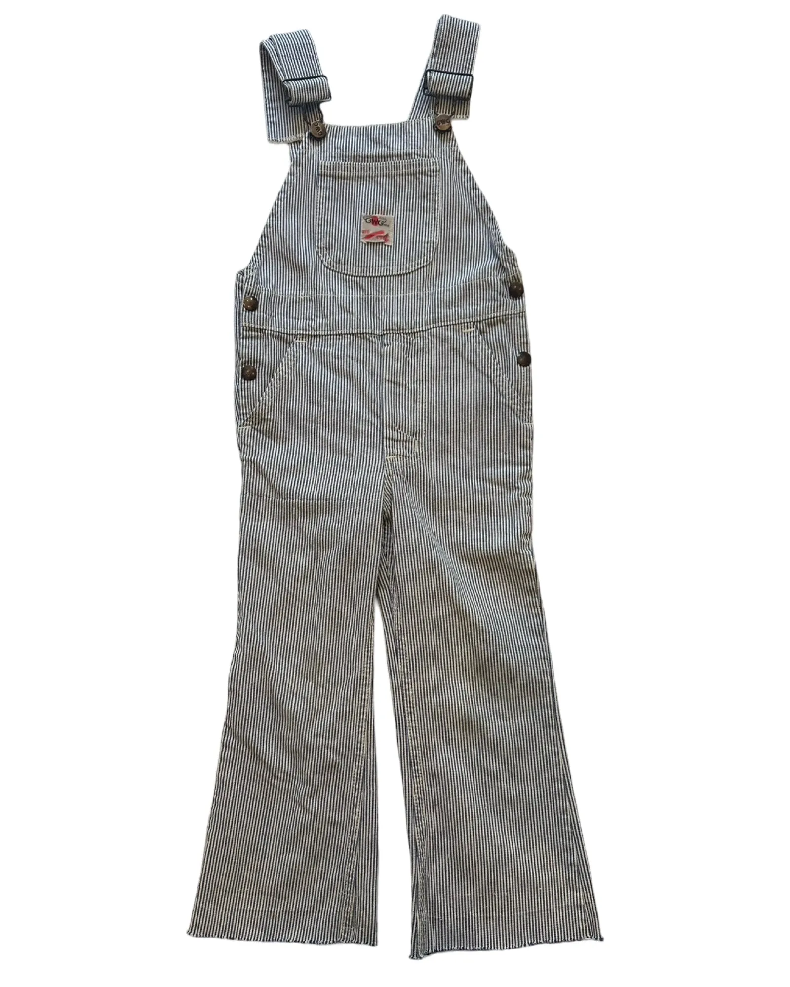 Vintage GWC striped overalls (4-5yrs)