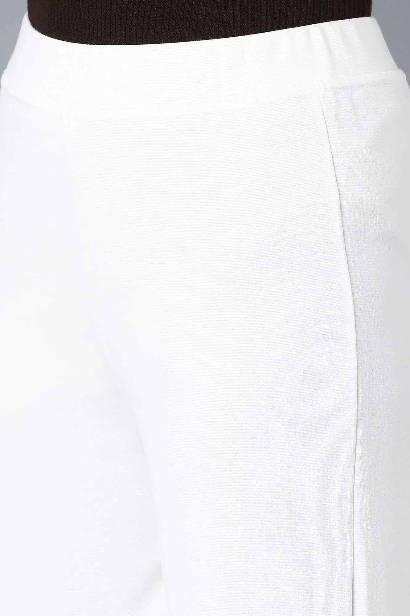 White Loose Fit Palazzo