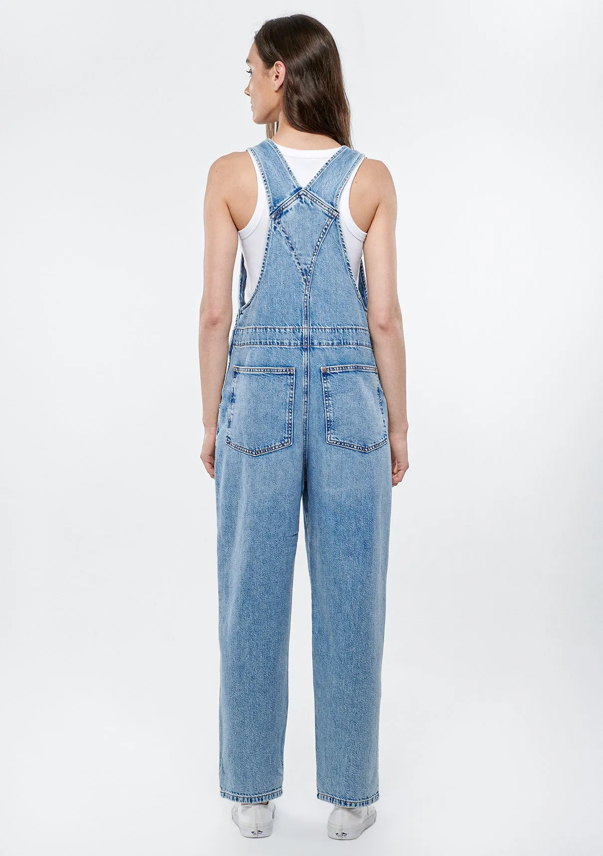 Willow Mid Blue Jean Overalls