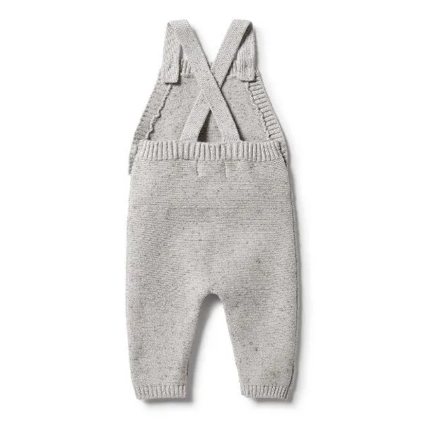 WILSON & FRENCHY Knitted Overalls - Grey Fleck