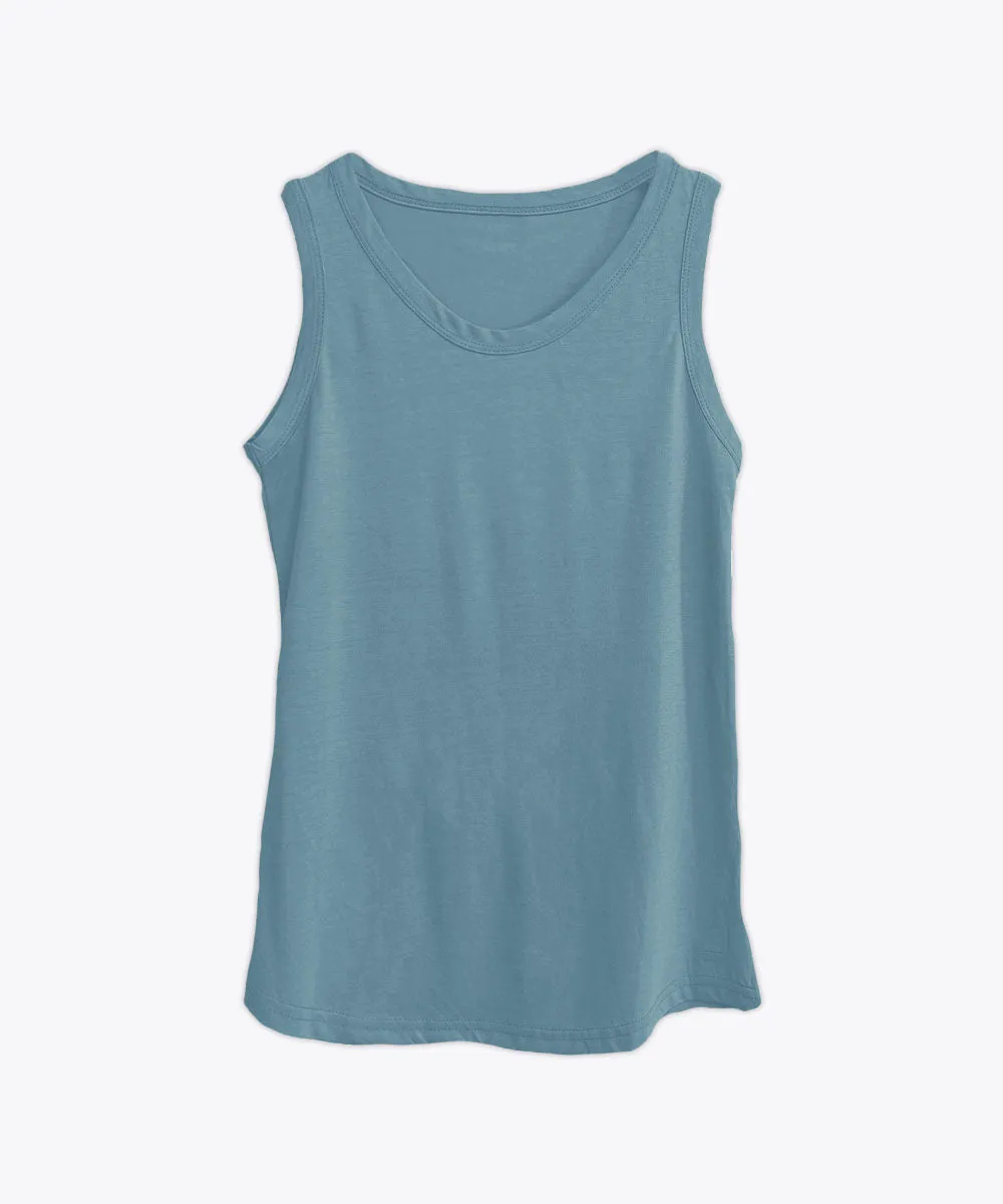 Women's Flowy Tank in Cotton/Modal