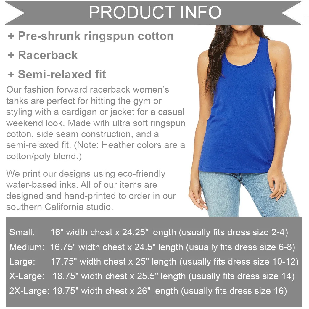 Women's It Will All Work Out In The End Racerback Tank Top