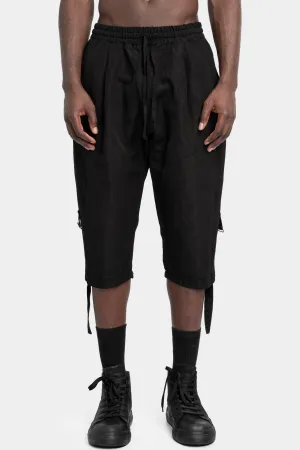 Woven linen / cupro transform shorts