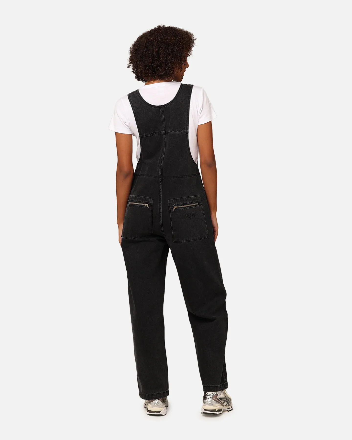 X-Girl Women's Gordon Overalls Washed Black