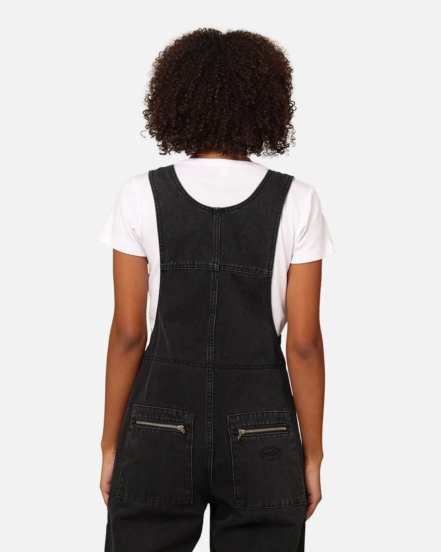 X-Girl Women's Gordon Overalls Washed Black