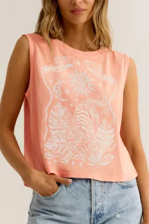 Z-Supply: Tiger La Mer Tank in Summer Peach